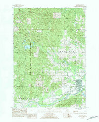 Evart Michigan Historical topographic map, 1:25000 scale, 7.5 X 7.5 Minute, Year 1983