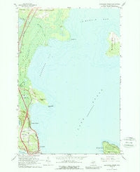 Evergreen Shores Michigan Historical topographic map, 1:24000 scale, 7.5 X 7.5 Minute, Year 1964