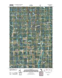 Ewen Michigan Historical topographic map, 1:24000 scale, 7.5 X 7.5 Minute, Year 2011