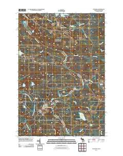 Faithorn Michigan Historical topographic map, 1:24000 scale, 7.5 X 7.5 Minute, Year 2011