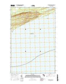 Feldtmann Ridge Michigan Current topographic map, 1:24000 scale, 7.5 X 7.5 Minute, Year 2017
