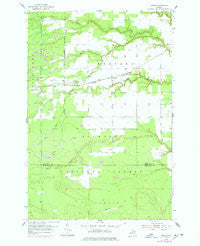 Fibre Michigan Historical topographic map, 1:24000 scale, 7.5 X 7.5 Minute, Year 1953