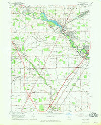 Flat Rock Michigan Historical topographic map, 1:24000 scale, 7.5 X 7.5 Minute, Year 1967