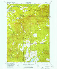 Fletcher Michigan Historical topographic map, 1:24000 scale, 7.5 X 7.5 Minute, Year 1950
