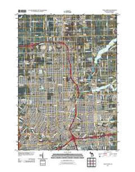 Flint North Michigan Historical topographic map, 1:24000 scale, 7.5 X 7.5 Minute, Year 2011