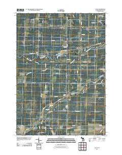 Floyd Michigan Historical topographic map, 1:24000 scale, 7.5 X 7.5 Minute, Year 2011
