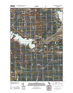 Foote Site Village Michigan Historical topographic map, 1:24000 scale, 7.5 X 7.5 Minute, Year 2012
