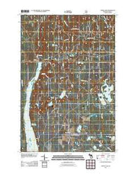 Forest Lake Michigan Historical topographic map, 1:24000 scale, 7.5 X 7.5 Minute, Year 2011