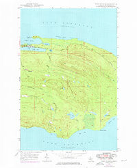 Fort Wilkins Michigan Historical topographic map, 1:24000 scale, 7.5 X 7.5 Minute, Year 1948