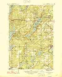 Fortune Lakes Michigan Historical topographic map, 1:31680 scale, 7.5 X 7.5 Minute, Year 1946