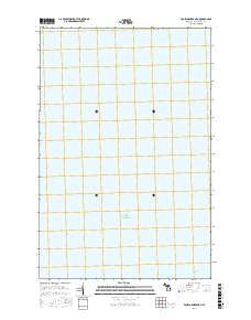 Four Corners OE N Michigan Current topographic map, 1:24000 scale, 7.5 X 7.5 Minute, Year 2017