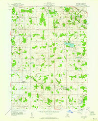 Frontier Michigan Historical topographic map, 1:24000 scale, 7.5 X 7.5 Minute, Year 1959