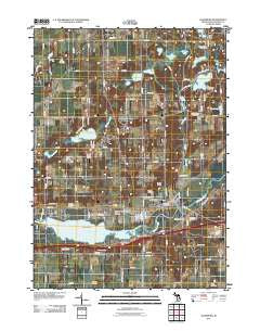 Galesburg Michigan Historical topographic map, 1:24000 scale, 7.5 X 7.5 Minute, Year 2011