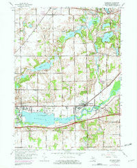 Galesburg Michigan Historical topographic map, 1:24000 scale, 7.5 X 7.5 Minute, Year 1961