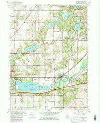 Galesburg Michigan Historical topographic map, 1:24000 scale, 7.5 X 7.5 Minute, Year 1961