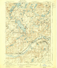 Galesburg Michigan Historical topographic map, 1:62500 scale, 15 X 15 Minute, Year 1918