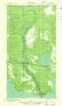 Garden NW and SW Michigan Historical topographic map, 1:31680 scale, 7.5 X 7.5 Minute, Year 1932