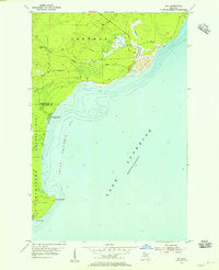 Gay Michigan Historical topographic map, 1:24000 scale, 7.5 X 7.5 Minute, Year 1954