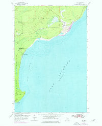 Gay Michigan Historical topographic map, 1:24000 scale, 7.5 X 7.5 Minute, Year 1954