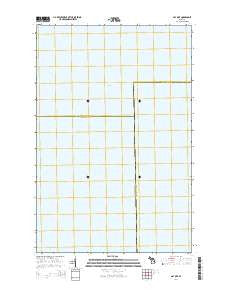 Gay OE E Michigan Current topographic map, 1:24000 scale, 7.5 X 7.5 Minute, Year 2014