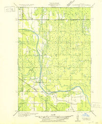 Gladstone NW Michigan Historical topographic map, 1:31680 scale, 7.5 X 7.5 Minute, Year 1950