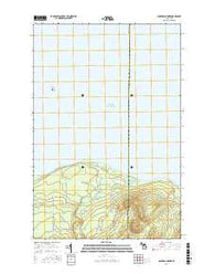 Glovers Corner Michigan Current topographic map, 1:24000 scale, 7.5 X 7.5 Minute, Year 2016