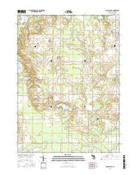 Gobles West Michigan Current topographic map, 1:24000 scale, 7.5 X 7.5 Minute, Year 2016