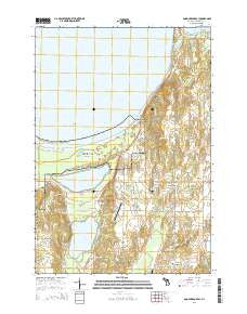 Good Harbor Bay Michigan Historical topographic map, 1:24000 scale, 7.5 X 7.5 Minute, Year 2014