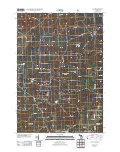 Goodar Michigan Historical topographic map, 1:24000 scale, 7.5 X 7.5 Minute, Year 2012