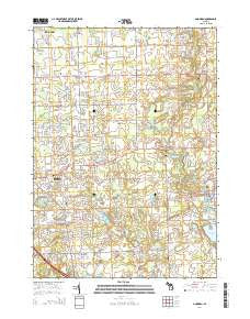 Goodrich Michigan Historical topographic map, 1:24000 scale, 7.5 X 7.5 Minute, Year 2014