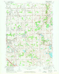 Goodrich Michigan Historical topographic map, 1:24000 scale, 7.5 X 7.5 Minute, Year 1969