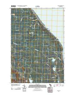 Grace Michigan Historical topographic map, 1:24000 scale, 7.5 X 7.5 Minute, Year 2011
