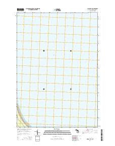 Grace OE E Michigan Historical topographic map, 1:24000 scale, 7.5 X 7.5 Minute, Year 2014