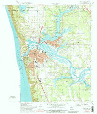 Grand Haven Michigan Historical topographic map, 1:24000 scale, 7.5 X 7.5 Minute, Year 1972