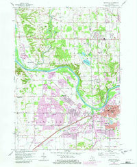 Grandville Michigan Historical topographic map, 1:24000 scale, 7.5 X 7.5 Minute, Year 1958
