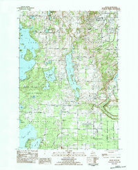 Grawn Michigan Historical topographic map, 1:25000 scale, 7.5 X 7.5 Minute, Year 1983
