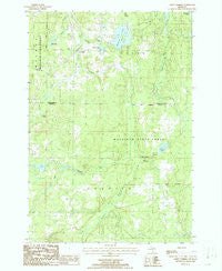 Green Timbers Michigan Historical topographic map, 1:24000 scale, 7.5 X 7.5 Minute, Year 1986