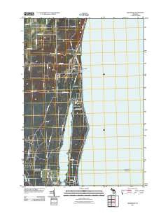 Greenbush Michigan Historical topographic map, 1:24000 scale, 7.5 X 7.5 Minute, Year 2011