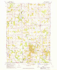 Hadley Michigan Historical topographic map, 1:24000 scale, 7.5 X 7.5 Minute, Year 1968