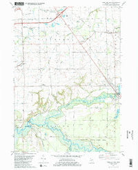 Hamilton West Michigan Historical topographic map, 1:24000 scale, 7.5 X 7.5 Minute, Year 1981