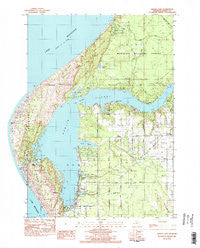 Hamlin Lake Michigan Historical topographic map, 1:25000 scale, 7.5 X 7.5 Minute, Year 1982
