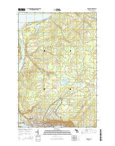 Hancock Michigan Historical topographic map, 1:24000 scale, 7.5 X 7.5 Minute, Year 2014