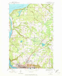 Hancock Michigan Historical topographic map, 1:24000 scale, 7.5 X 7.5 Minute, Year 1946