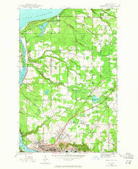 Hancock Michigan Historical topographic map, 1:24000 scale, 7.5 X 7.5 Minute, Year 1946