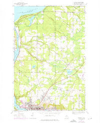 Hancock Michigan Historical topographic map, 1:24000 scale, 7.5 X 7.5 Minute, Year 1946