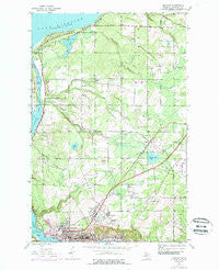 Hancock Michigan Historical topographic map, 1:24000 scale, 7.5 X 7.5 Minute, Year 1946