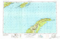 Hancock Michigan Historical topographic map, 1:250000 scale, 1 X 2 Degree, Year 1958