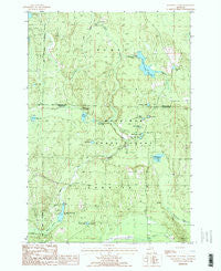 Hardwood Lake Michigan Historical topographic map, 1:24000 scale, 7.5 X 7.5 Minute, Year 1986