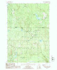 Hardwood Lake Michigan Historical topographic map, 1:24000 scale, 7.5 X 7.5 Minute, Year 1986