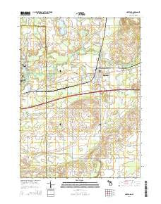 Hartford Michigan Historical topographic map, 1:24000 scale, 7.5 X 7.5 Minute, Year 2014